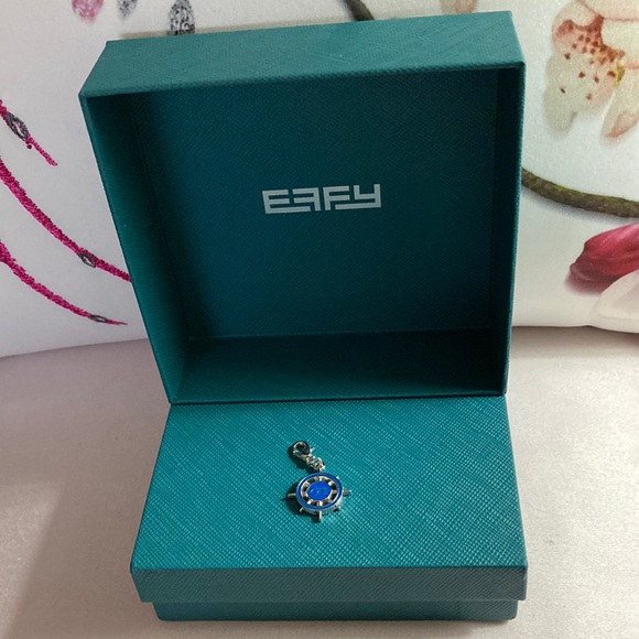 ❤️ NWOT - EFFY Ships Wheel Silvertone Hanging Charm* ❤️ - Picture 3 of 8